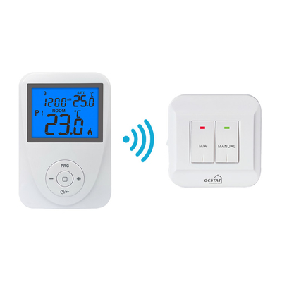 230V WiFi RF Wireless Programmable Room Thermostat Untuk Boiler
