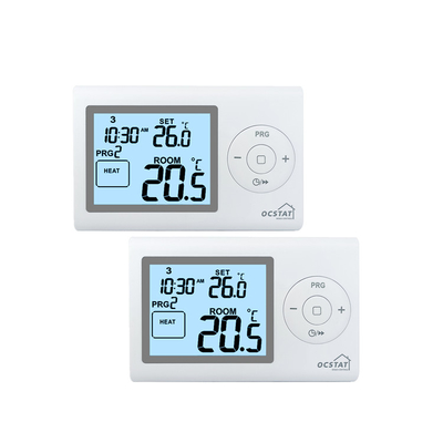 PC ABS Digital Programmable Room Thermostat Untuk Sistem Pemanasan