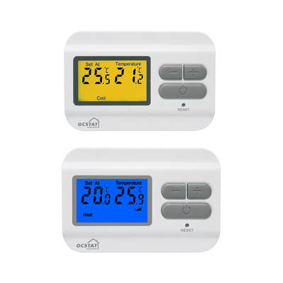 8A LCD Display Non Programmable Wired Room Thermostat