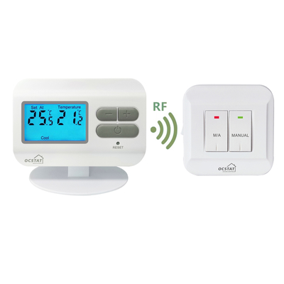 NTC Sensor Omron Relay Wireless RF Gas Boiler Thermostat