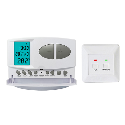 Blue Backlight Radio Frequency Thermostat 230V Untuk Pemanas Air