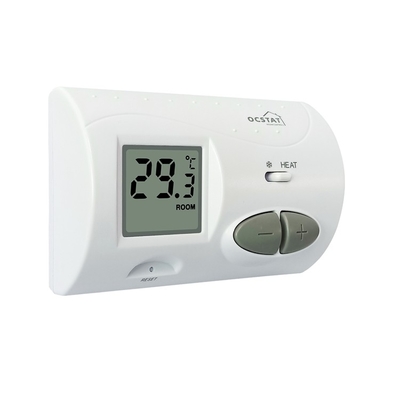 Push Button ABS Non Programmable Thermostat Untuk Pemanasan Di Bawah Lantai