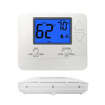 Wired Non Programmable PTAC Thermostat Dengan Sensor NTC