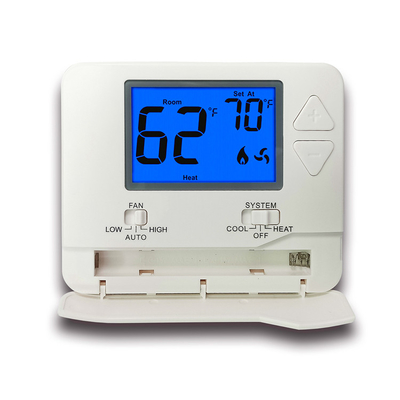 24V Wired PTAC Thermostat Non Programmable Untuk Rumah Tangga