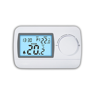Wall Mounted ABS Plastic 7 Day Programmable Thermostat Dengan Tampilan Digital