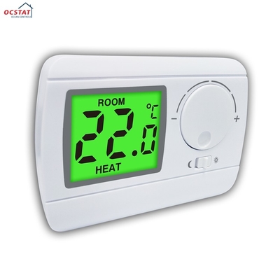 230V Wired Non Programmable Room Thermostat Untuk Sistem Pemanas Lantai