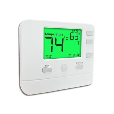 2H/1C Heat Pump W/o Auxiliary Or Emergency Heat Wireless Room PTAC PIR Thermostat Temperature Control Power supply 2*AAA Battery