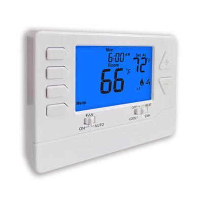 Energy-Saving 2 Heat 2 Cool Heat Pump Thermostat Load Rating 1.5 Amp Maximum All Terminals Combined