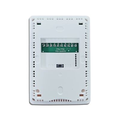 Fan Operation Mode ON Wired Temperature Controller Simple Thermostat Featuring Physical Dimensions 86mm W 125mm H 27mm D For Automation And Temperature Stability