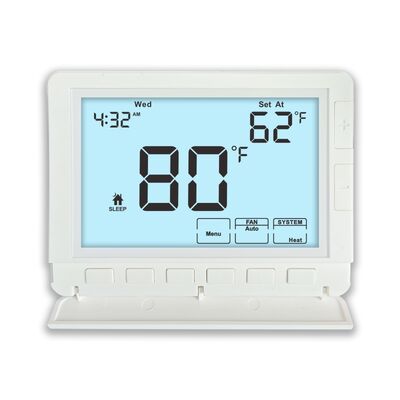 Conventional Electronic Room Thermostat with 7 Day Programming and Mounts On Wall Or Junction Box Ensuring Energy Climate Control