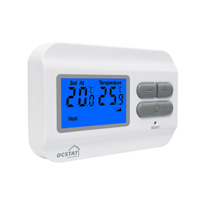 Temperature Control Non-programmable Thermostat Featuring Anti-flammable PC ABS Material Suitable for in Heating and Cooling Systems