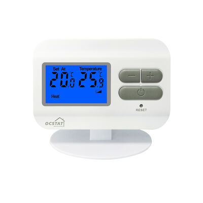 Thermostat 2x AAA 1.5V Lithium Battery Wireless Room Boiler Thermostat Non Programmable Transmission Distance Approx 100m Open Terrain Ideal For Commercial