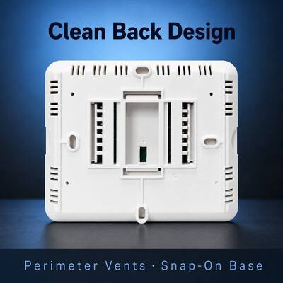 OEM/ODM Touch LCD Wired 24V Heat Pump Programmable Thermostat 4H/2C Heat Pump With Or Without Auxiliary Or Emergency Heat