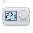 250V AC 50Hz Wired Heating Thermostat For Boiler Room HVAC System