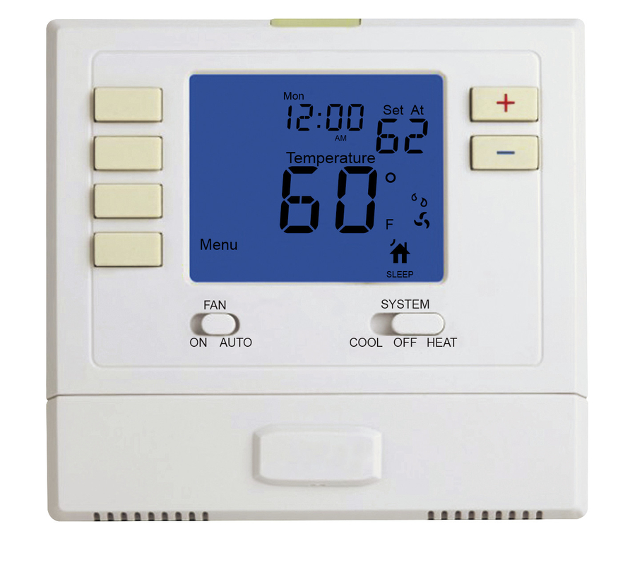 7 Hari Wireless Programmable Thermostat, 1 Heat 1 Cool Thermostat