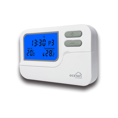 ABS Programmable Thermostat Dengan Wireless Remote Sensor Rf Room Thermostat