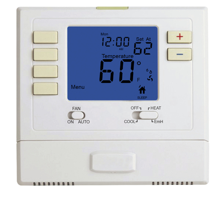 Heat Cool Digital 7 Day Programmable Thermostat Untuk Pompa Panas