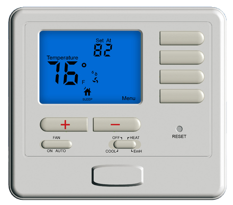 2 Panas 1 Cool Underfloor Heating Room Thermostat Untuk Pompa Panas