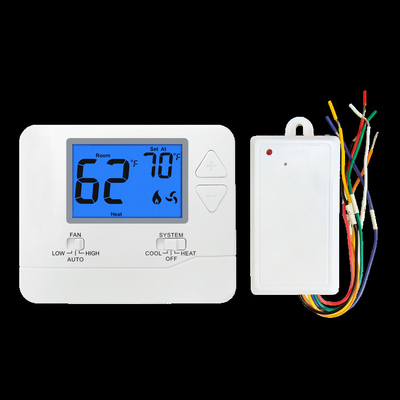 Tahan Api ABS Digital Non-programmable Room PTAC Thermostat Untuk Sistem HVAC