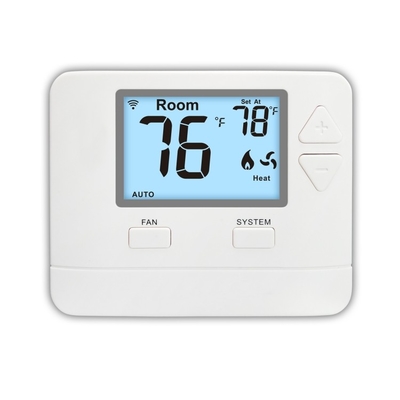 Air Conditioner Smart WIFI Digital Thermostat HVAC STN701W 24V Putih ABS