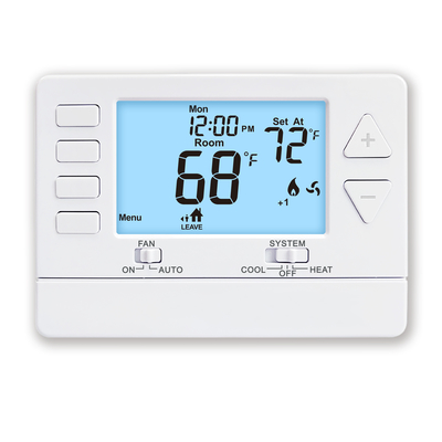 Riseem Multi Stage 24V Programmable Air Conditioner Termostat untuk Rumah 2 Panas 2 Dingin