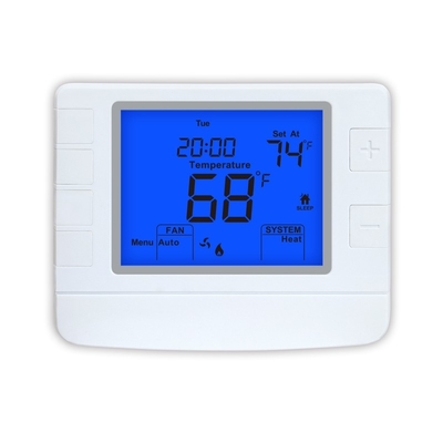 ABS 1 Heat 1 Cool Air Conditioner Programmable Home Thermostat Untuk Sistem HVAC