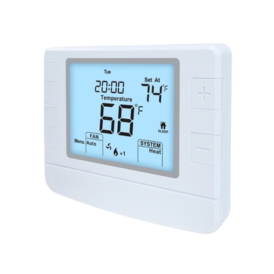 24V AC Heat Pump Home Non Programmable Thermostat Untuk Sistem HVAC