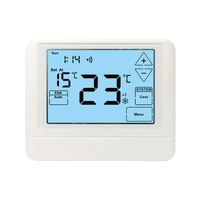 Riseem Wifi 24V Wireless Room Thermostat Mingguan Bisa Diprogram AC ABS TUYA Thermostats
