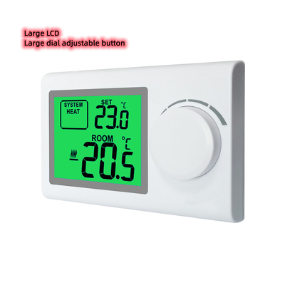 Warna Putih Non Programmable Thermostat Digital Pengatur Suhu Pemanasan Smart Thermostat