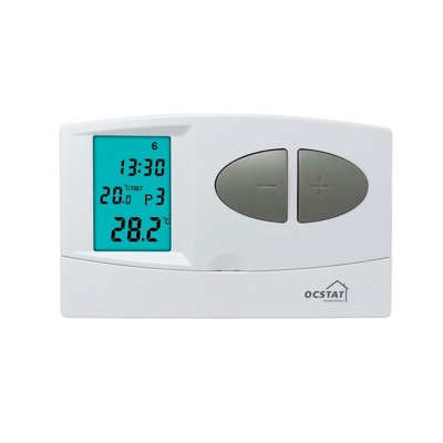 Riseem Putih Warna 7 Hari Termostat yang dapat diprogram, Digital Heating Thermostat