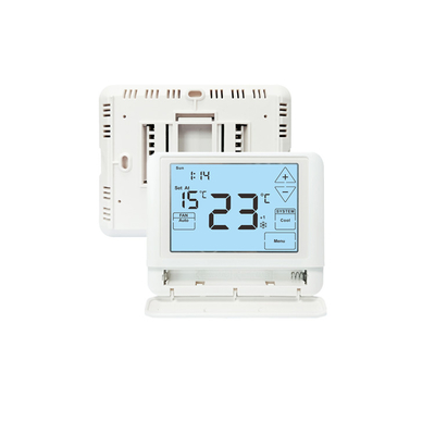 Riseem Battery Powered NTC Programmable Room Thermostat Untuk AC