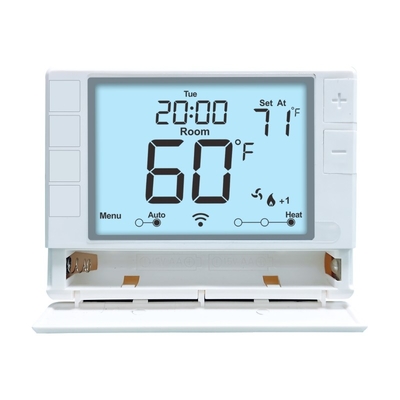 24VAC 2 Panas Tahap 2 Dingin Tahap 7 Hari Programmable Multi Stage Thermostat RTH715
