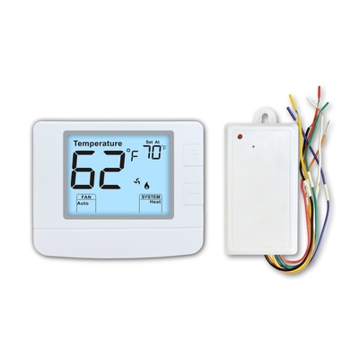 Riseem TUYA 24V AC nirkabel 915Mhz Non-diprogram WIFI PTAC termostat untuk sistem HVAC