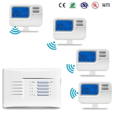Pasokan baterai Kontrol suhu digital Pemanasan Riseem Thermostat dengan kunci keyboard