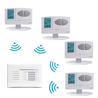 Pemanasan Air yang Bisa Diprogram Mingguan Pemanasan Kamar Wireless Riseem Thermostat Dengan Layar LCD Digital