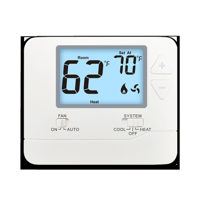 Thermostat ruangan digital hemat energi dengan akurasi ±1C dan fungsi kontrol suhu