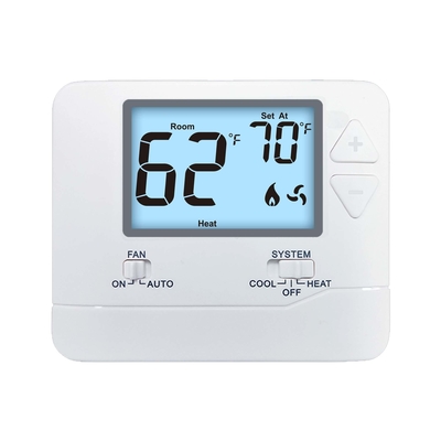 24V STN701 LCD Display Digital Non-Programmable Thermostat untuk AC