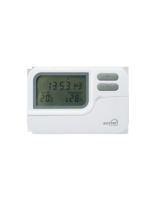 Thermostat Kamar Berkabel yang Bisa Disesuaikan Untuk Rumah Pengaturan Suhu 0,5C ABS Housing