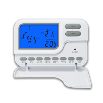 Pengontrol Suhu Berkabel Tampilan Digital LCD untuk Manajemen Suhu Sistem HVAC