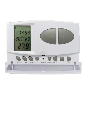 Termostat Ruangan Berkabel Bertenaga dengan Tampilan Digital LCD Rentang Suhu Bertenaga Baterai 5-35C