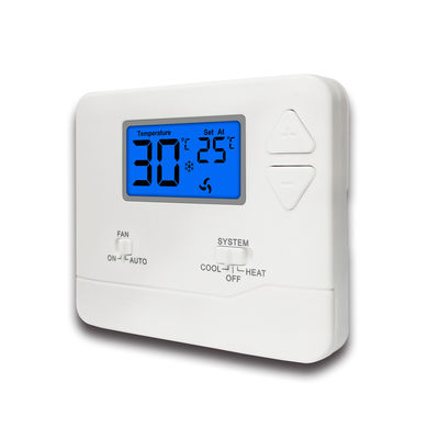 Miuputake Manual/Automatic Control Wired Room Thermostat dengan akurasi ±1C dan catu daya baterai
