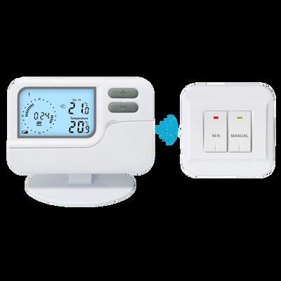 230V RF Programmable Thermostat Wireless 7 Day Smart Thermostat Platform Kontrol Suhu Dirancang untuk Manajemen Iklim dan Pemantauan Jauh