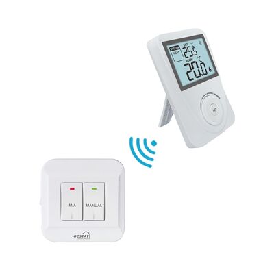 RF Simple Thermostat Wireless Non-Programmable Thermostat Sistem Kontrol Suhu Menawarkan User Friendly Interface Dan HVAC Peraturan