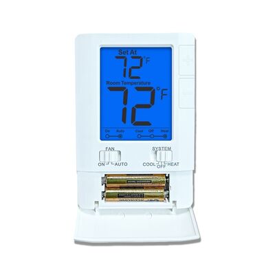 RH Terminal Designs Wired Non Programmable 2 H 2 C Thermostat Mengirim Keakuratan ± 1C Dirancang Untuk Operasi Sistem HVAC Dan Stabilitas Suhu