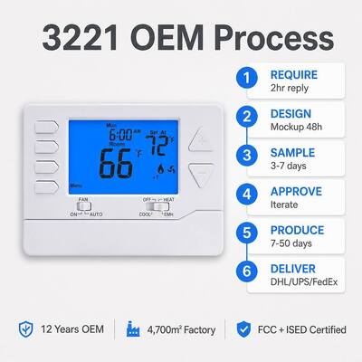 Riseem Commercial Heat Pump Water Heater with STN3221 Thermostat The Perfect Balance of Performance and Savings