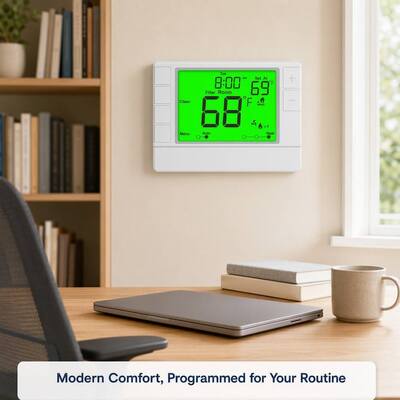 Programmable 7 DAY Coiiwsei Thermostat untuk unit AC ruangan