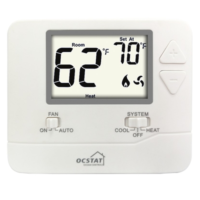 Riseem ABS + PC Bahan Single Stage Digital Kamar Non-diprogram termostat Untuk Rumah