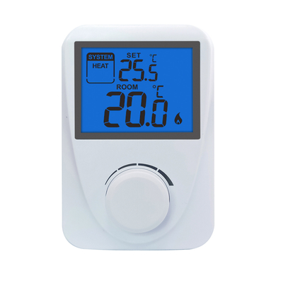 Riseem ST2601 230V Non Programmable Digital Heating Room Thermostat Blue Backlight Boiler Gas