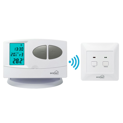 2 Panas 2 Dingin 7 Hari Thermostat yang Dapat Diprogram / Pemanas Air RF Room Thermostat