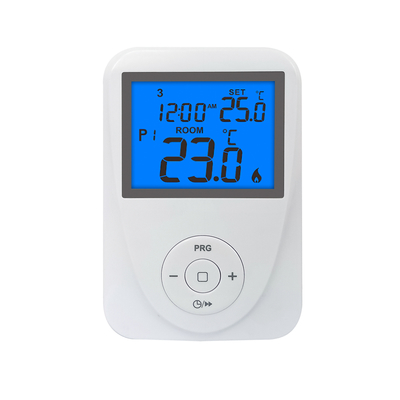 LCD 24Vac Digital Wired 7 Hari Thermostat yang Dapat Diprogram Untuk Kontrol Suhu